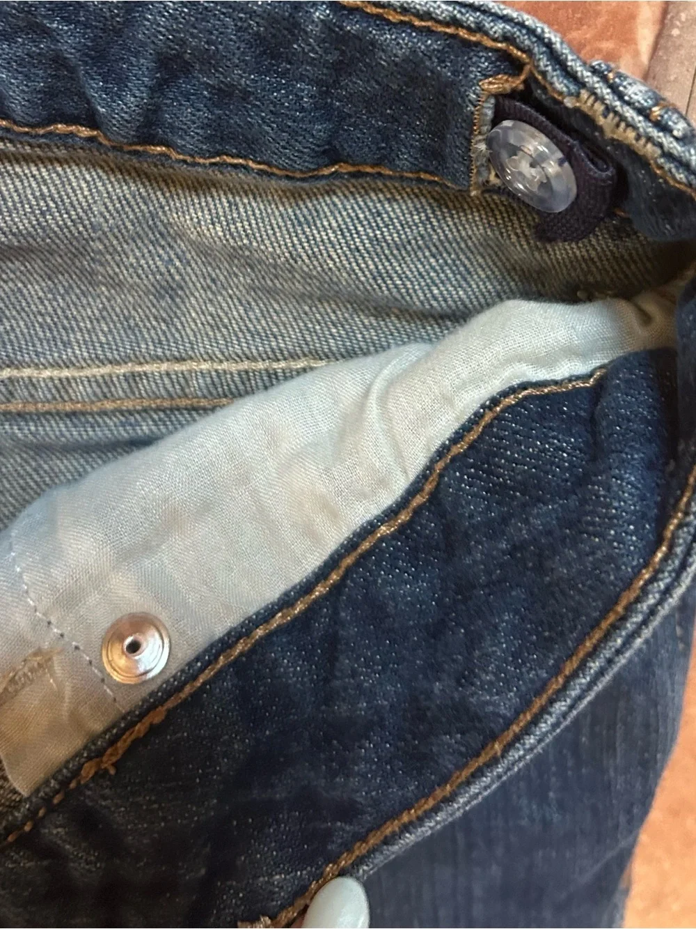 Girls Old Navy Dark Blue Flare Jeans